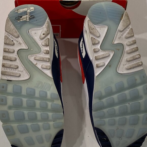 Nike Air Max 90 GS 7 Youth USA Denim Shoe with Box - Picture 7 of 7